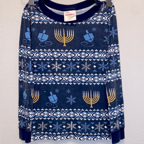 Hannah Anderson Size 120 CM/US 6–7 Hanukkah Long Sleeved Shirt 3368 - Picture 1 of 12